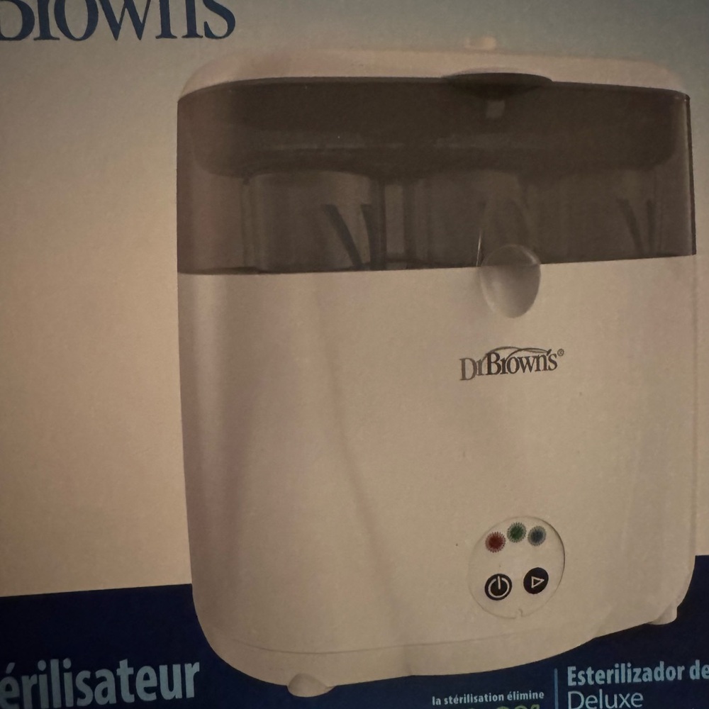 White Baby Bottle Sterilizer